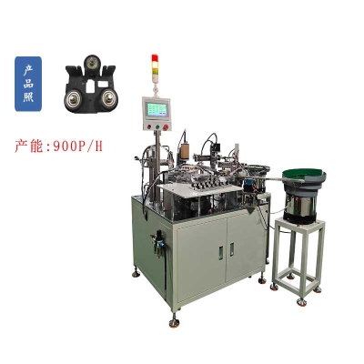 Hardware pulley assembly machine